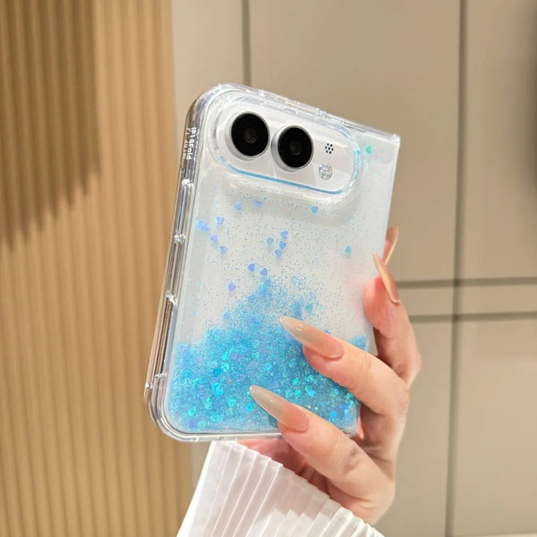 Colorful Glitter Quicksand Case