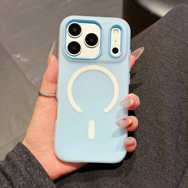 Yellow Candy Color 2-in-1 MagSafe Case protective iPhone case for iPhone 12 to iPhone 14 Plus