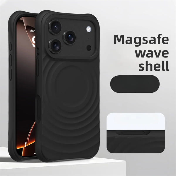 Soft Touch Wave Pattern iPhone Case