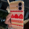 Strawberry Cake Lace Bowknot Phone Case