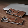 Walnut Wood MagSafe Case For iPhone 15 Pro Max - 360° Ring Stand