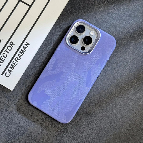 Shockproof Camo Leather Case