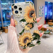 Trendy Floral Clear Case