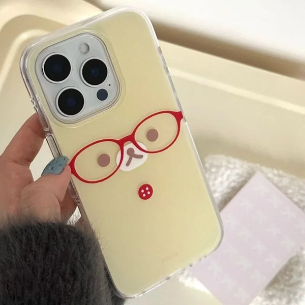 Cute Bear Themed Phone Case