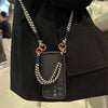 Crossbody Silicone Case With Hands Free Style For iPhone 16 Pro Max