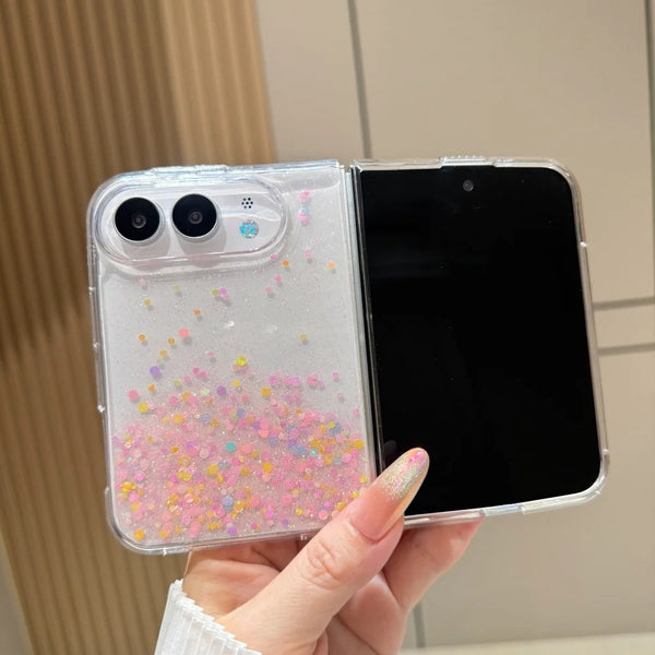 Colorful Glitter Quicksand Case