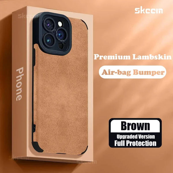 Fur Leather Full Lens Protection Case