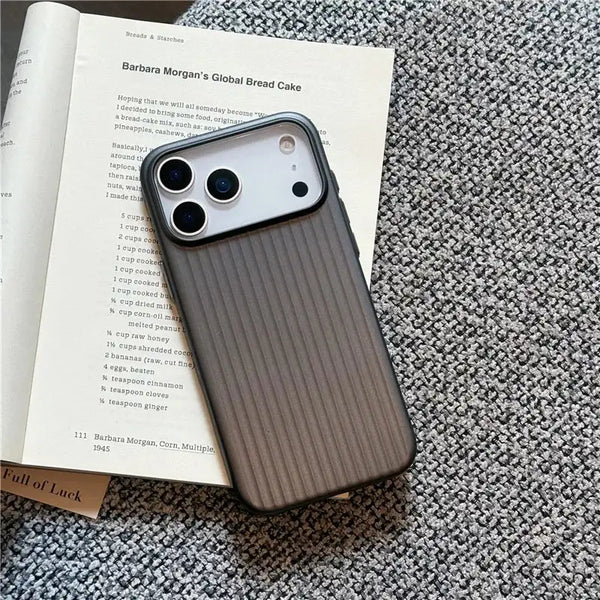 3D Striped MagSafe Case – Matte Finish | iPhone 17 Pro Max