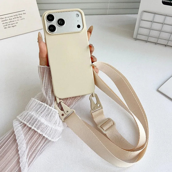 Crossbody Lanyard Silicone Case