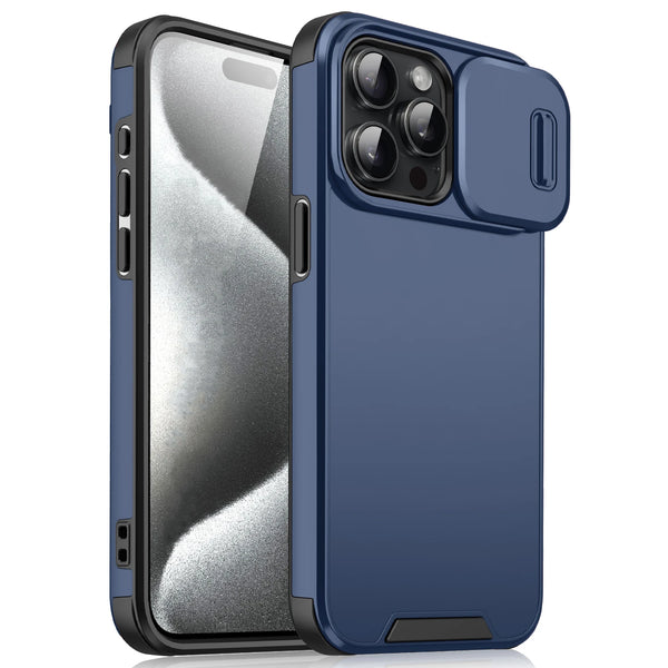Cover Slide Camera Protective Cases For iPhone