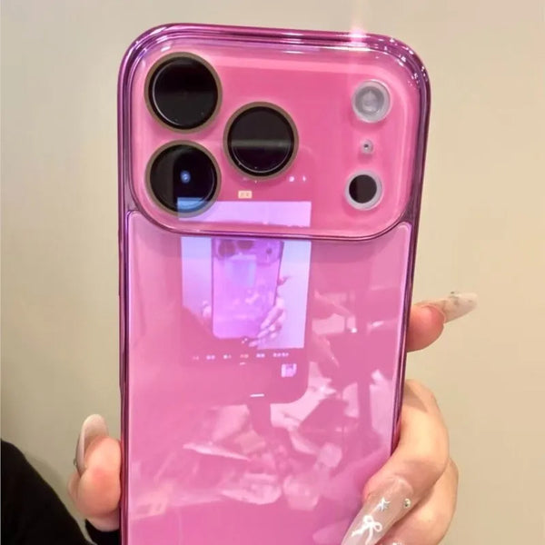 Luxury Tempered Glass Camera Protection Case for iPhone