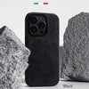 Magnetic Lens iPhone Case – Soft Suede & Shockproof