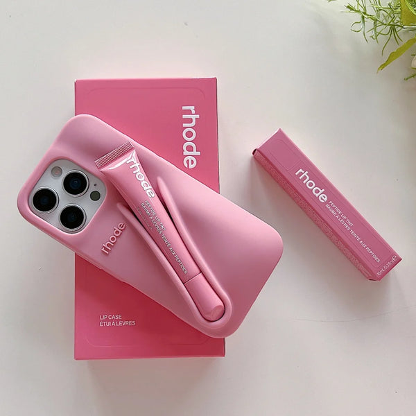 Rhode Style Lipstick Holder iPhone Case