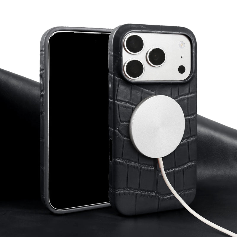 MagSafe Wireless Charging Leather Case