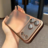 Plating Frosted Translucent Case for iPhone 17 Pro Max