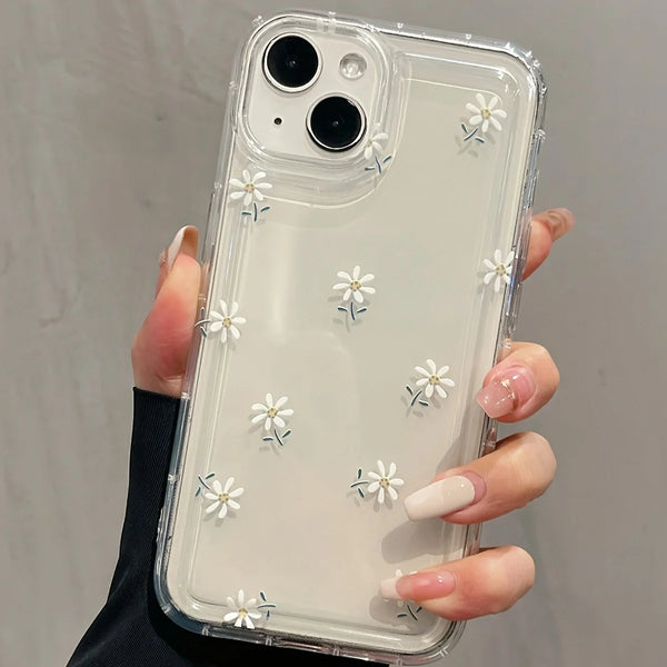 Trendy Floral Clear Case