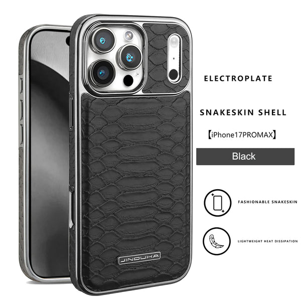 Luxury iPhone Case – Snake Leather Design