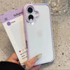 Clear Candy Color Case With Bumper Protection For iPhone
