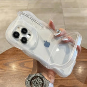 Cloud Wave Clear Case - Glossy Finish
