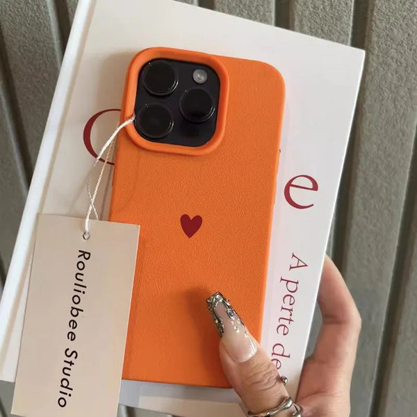 Red Love Heart Phone Case