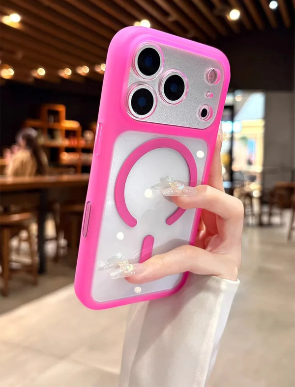 Transparent MagSafe Armor Case for iPhone 17 Pro