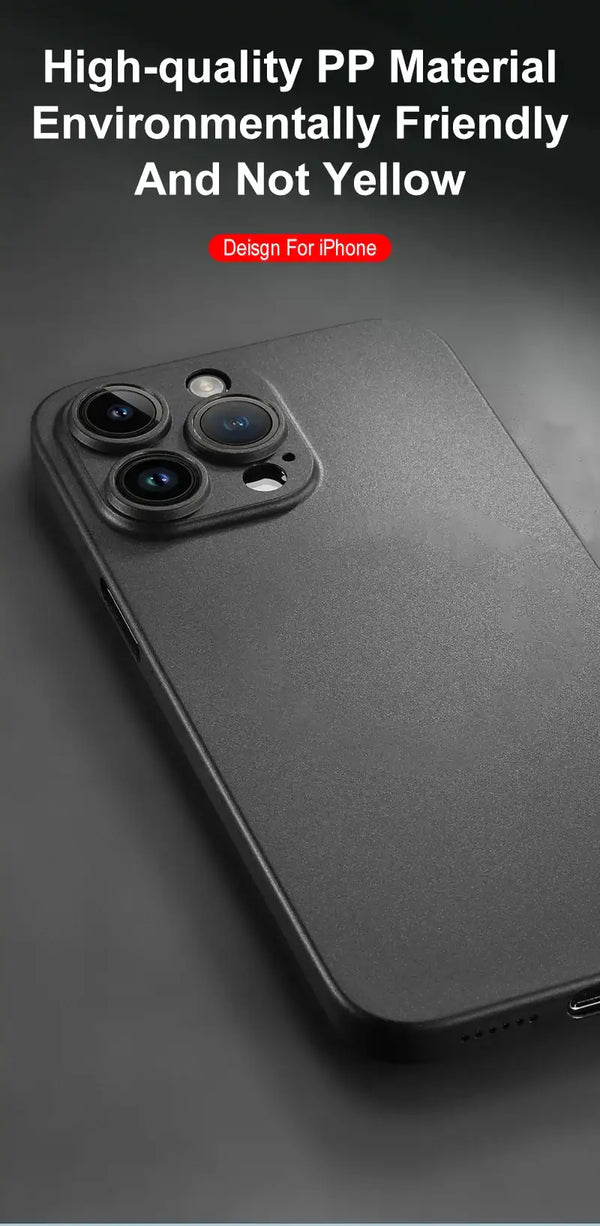 Slim Frosted Matte iPhone Case - additional view portrait