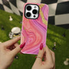 Pink Marble Magnetic Case For– Elegant Style