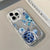 Cute Blue Watercolor Sea Turtle Back Mirror Phone Case