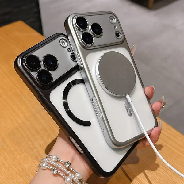 Matte Translucent MagSafe Case for iPhone 17 with Camera Protection