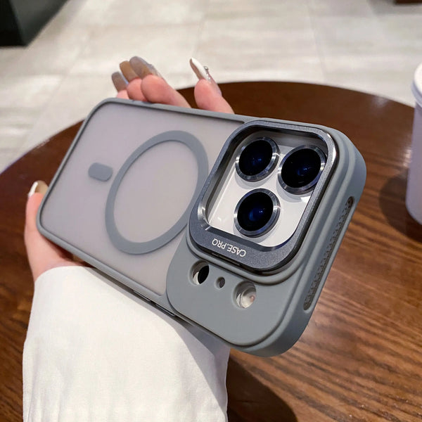 Matte Magnetic Lens Holder Case