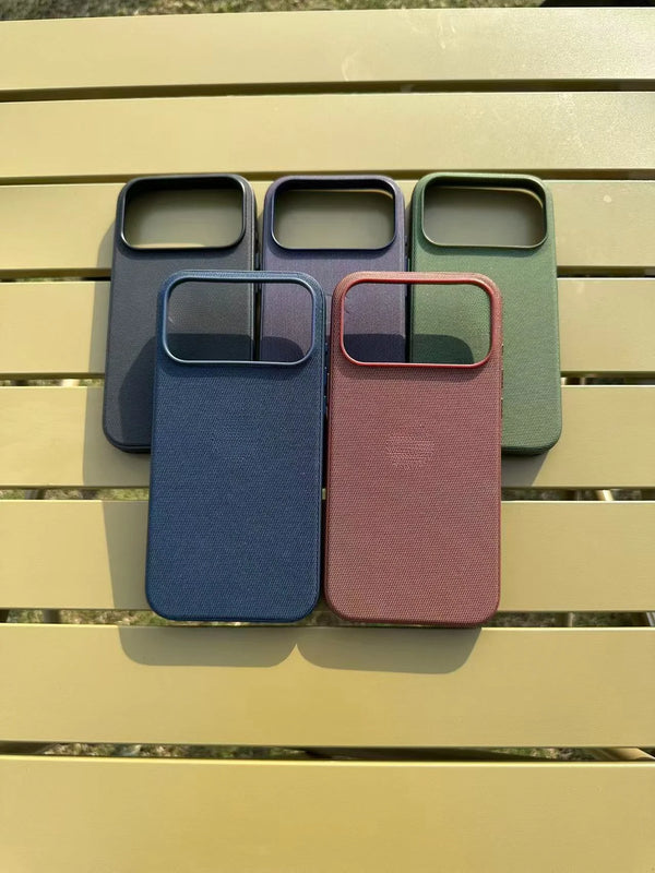 Premium Woven Case For iPhone 17 Pro – Luxury Finish