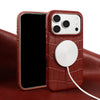 MagSafe Wireless Charging Leather Case for iPhone