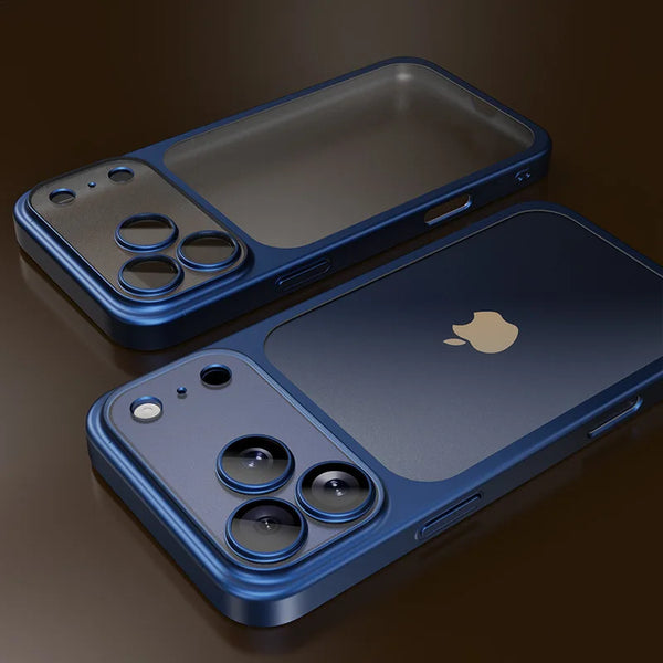 Plating Frosted Translucent Case for iPhone 17 Pro Max