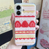 Strawberry Cake Lace Bowknot Phone Case