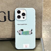 Dachshund Litchi Pattern Phone Cover