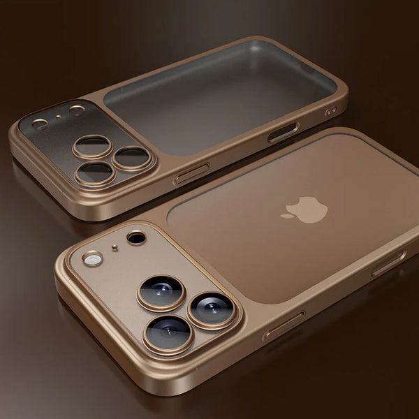 Plating Frosted Translucent Case for iPhone 17 Pro Max