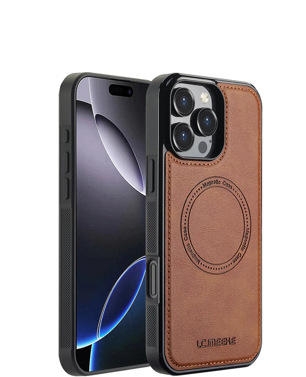 Full Coverage Leather Case iPhone 16 Pro – Executive Edition