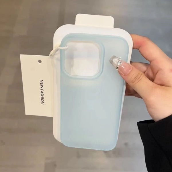 Candy Color Matte Clear Case