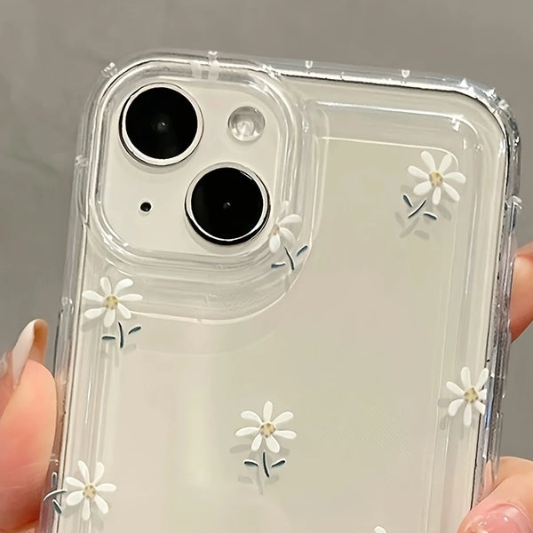 Trendy Floral Clear Case