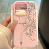 Gothic Style Angel Cross LinePhone Case