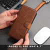 Casper iPhone 15 Pro Max Wallet Case Leather MagSafe