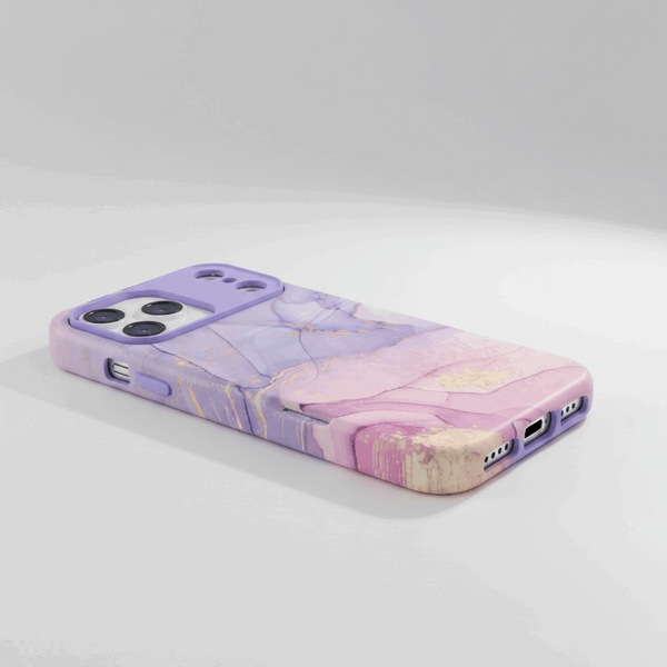 Colorful Marble Case - Angled View