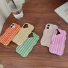 Summer Candy Stripe Case For iPhone 16 - Colorful Gloss