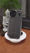 Luxury iPhone Case – Snake Leather Design