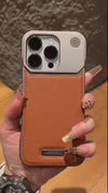 Luxury Magnetic Leather iPhone Case