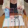 Lanyard Strap Card Holder Case for iPhone