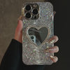 Cute Aesthetic Heart Mirror iPhone Case